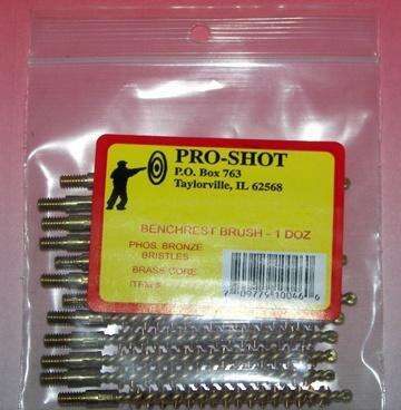 Cleaning Equipment Pro Shot Products Ready Series BORE BRUSH 22CAL RIFLE 1 DOZEN